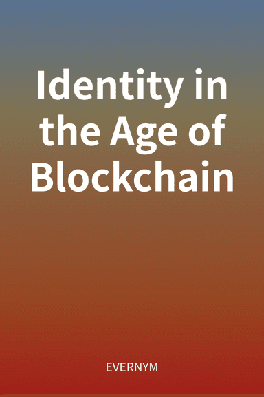 Identity in the Age of Blockchain cover