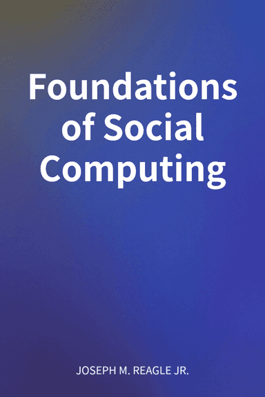 Foundations of Social Computing cover