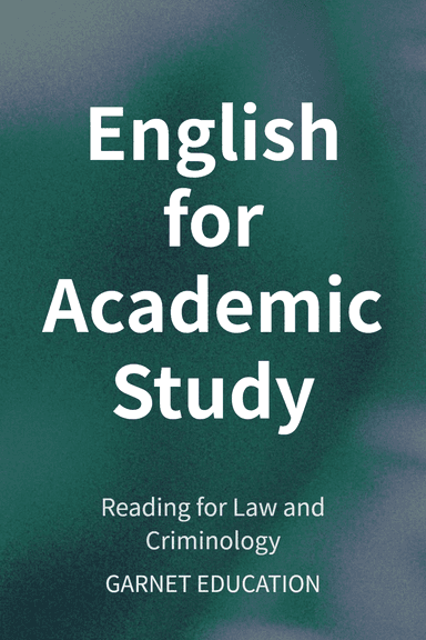 English for Academic Study cover