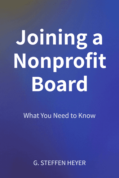 Joining a Nonprofit Board cover