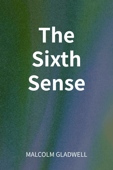The Sixth Sense cover