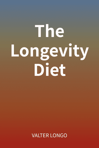 The Longevity Diet cover