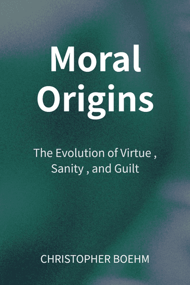 Moral Origins cover
