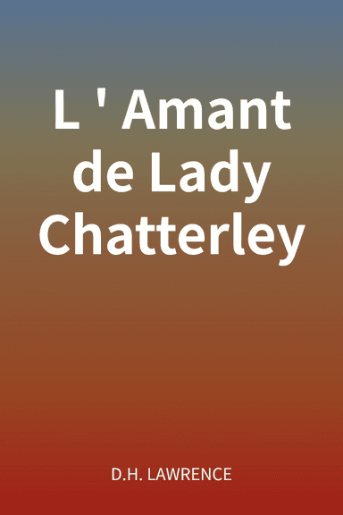 L'Amant de Lady Chatterley cover