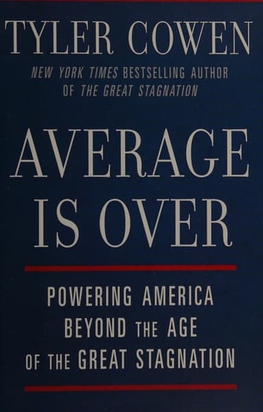 Average is Over cover