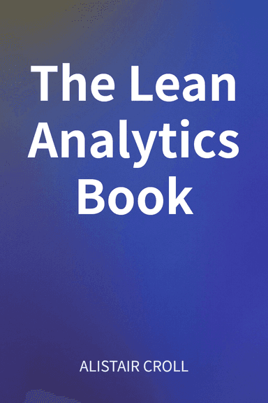 The Lean Analytics Book cover