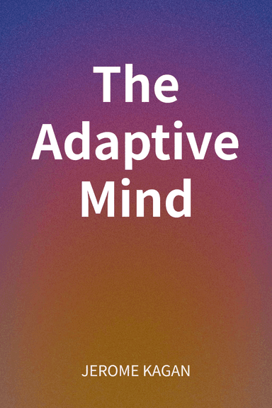 The Adaptive Mind cover
