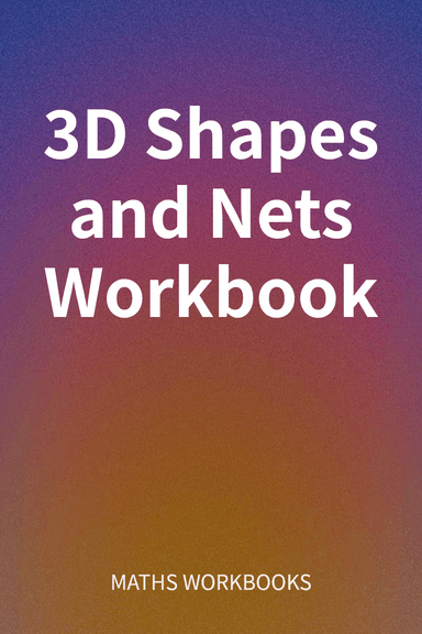 3D Shapes and Nets Workbook cover