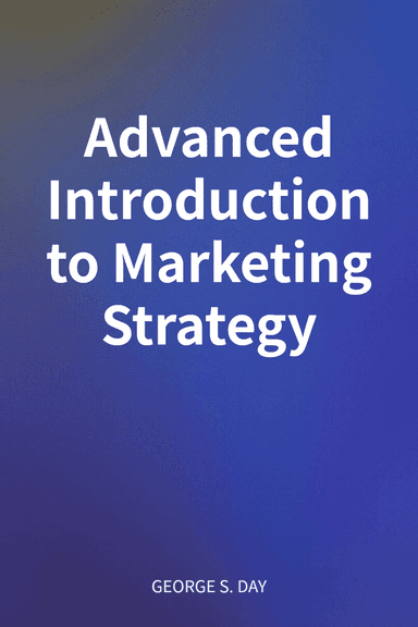 Advanced Introduction to Marketing Strategy cover