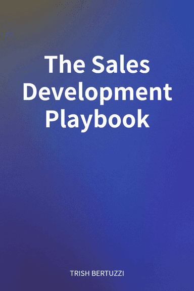 The Sales Development Playbook cover