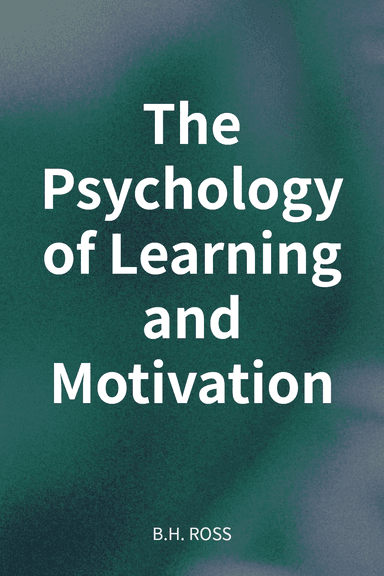 The Psychology of Learning and Motivation cover