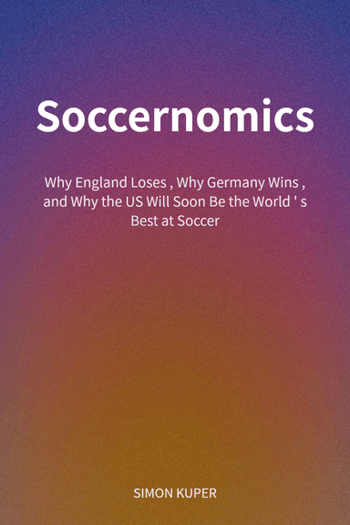 Soccernomics cover