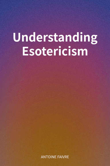 Understanding Esotericism cover