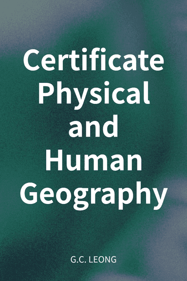 Certificate Physical and Human Geography cover