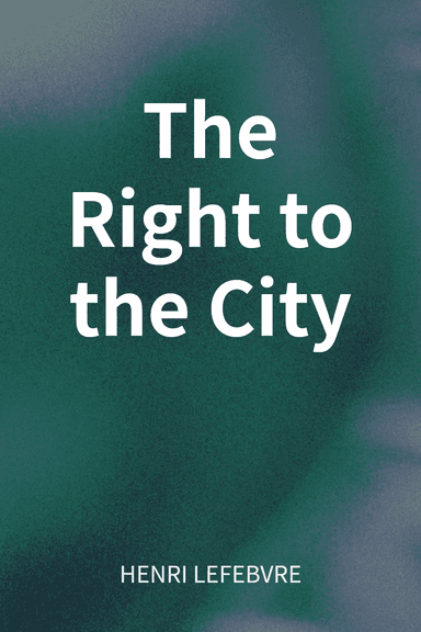 The Right to the City cover