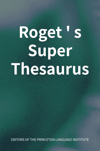Roget's Super Thesaurus cover