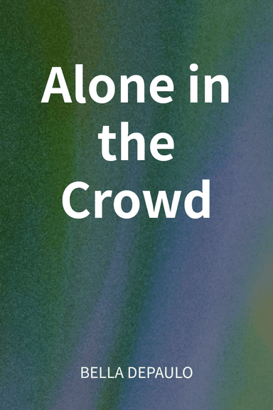 Alone in the Crowd cover