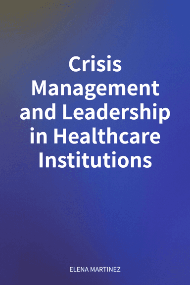 Crisis Management and Leadership in Healthcare Institutions cover