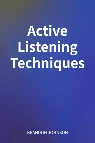 Active Listening Techniques cover