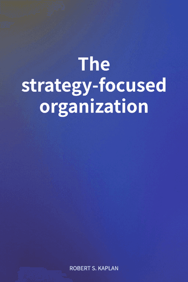 The strategy-focused organization cover