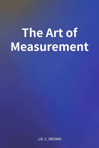 The Art of Measurement cover
