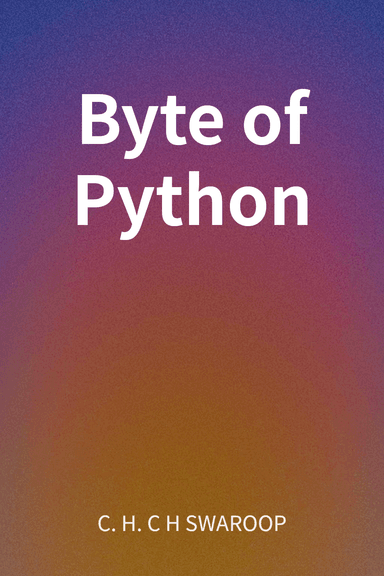 Byte of Python cover