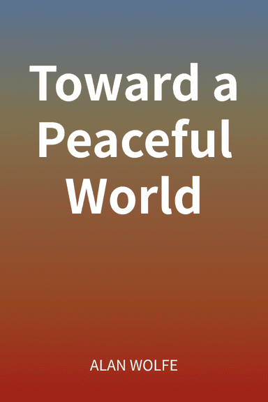 Toward a Peaceful World cover