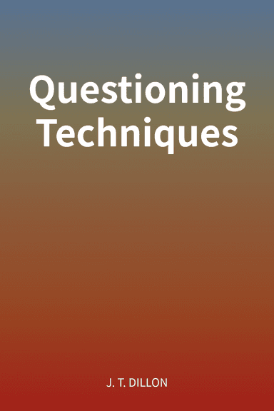 Questioning Techniques cover