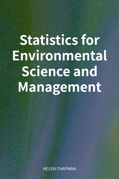 Statistics for Environmental Science and Management cover