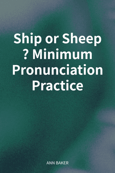 Ship or Sheep? Minimum Pronunciation Practice cover