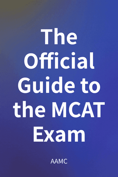 The Official Guide to the MCAT Exam cover