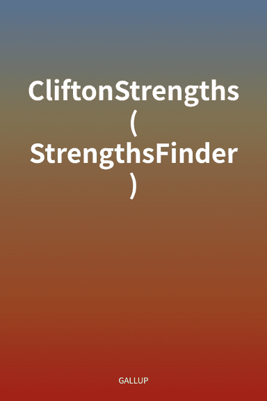 CliftonStrengths (StrengthsFinder) cover