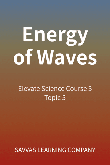 Energy of Waves cover