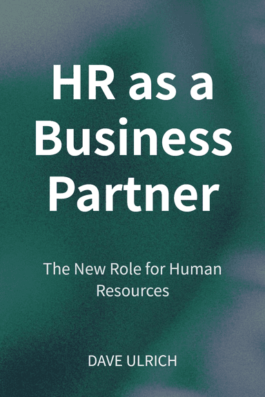 HR as a Business Partner cover