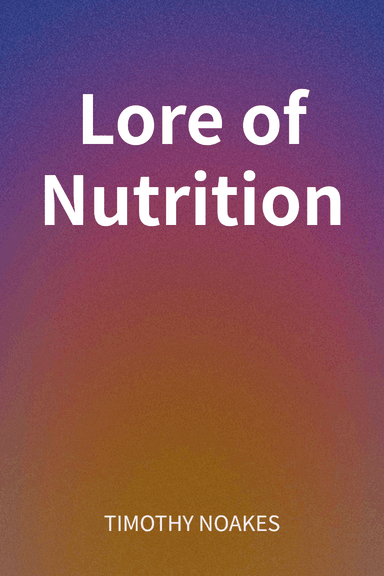 Lore of Nutrition cover