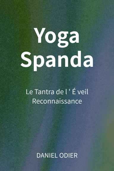 Yoga Spanda cover