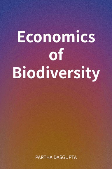 Economics of Biodiversity cover