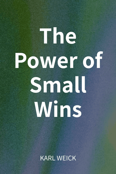 The Power of Small Wins cover