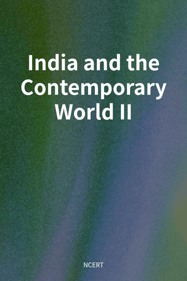 India and the Contemporary World II cover