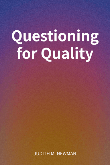 Questioning for Quality cover