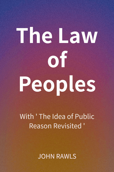 The Law of Peoples cover