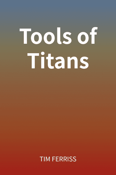 Tools of Titans cover