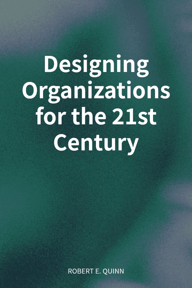 Designing Organizations for the 21st Century cover