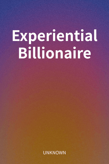 Experiential Billionaire cover