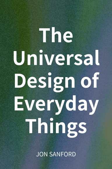 The Universal Design of Everyday Things cover
