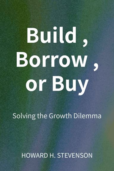 Build, Borrow, or Buy cover