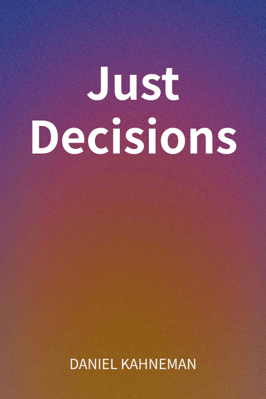 Just Decisions cover