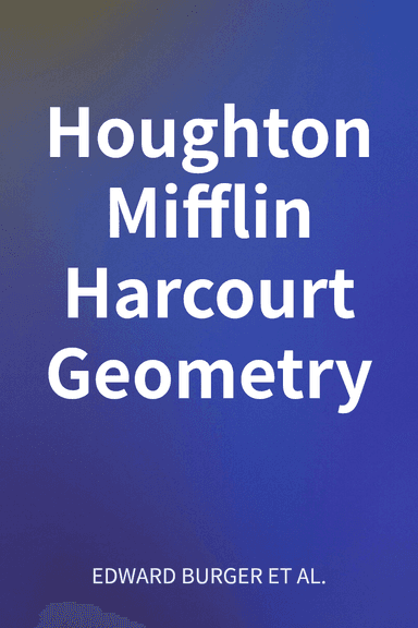 Houghton Mifflin Harcourt Geometry cover