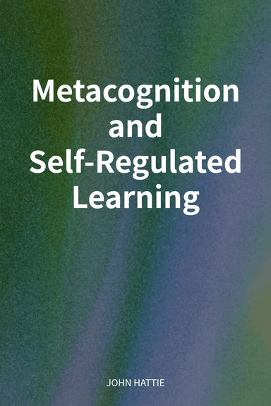 Metacognition and Self-Regulated Learning cover
