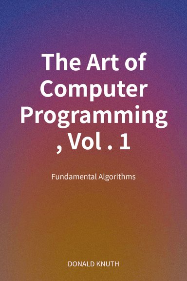 The Art of Computer Programming, Vol. 1 cover